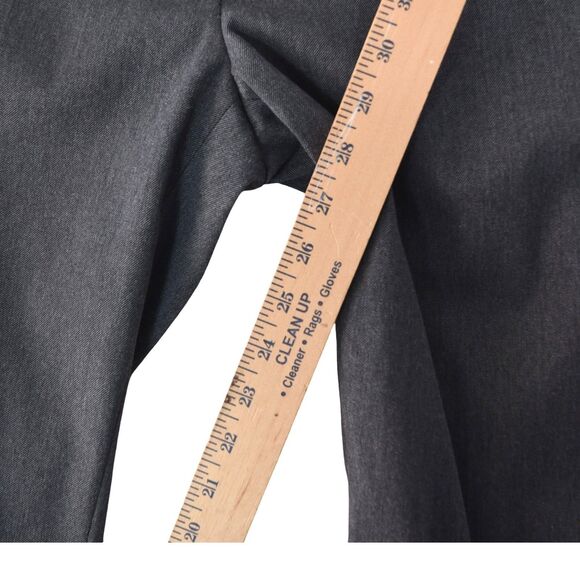 Lauren Ralph Lauren 30x29 (Actual) Gray Flat Front Dress Pants Work Preppy - Picture 9 of 11
